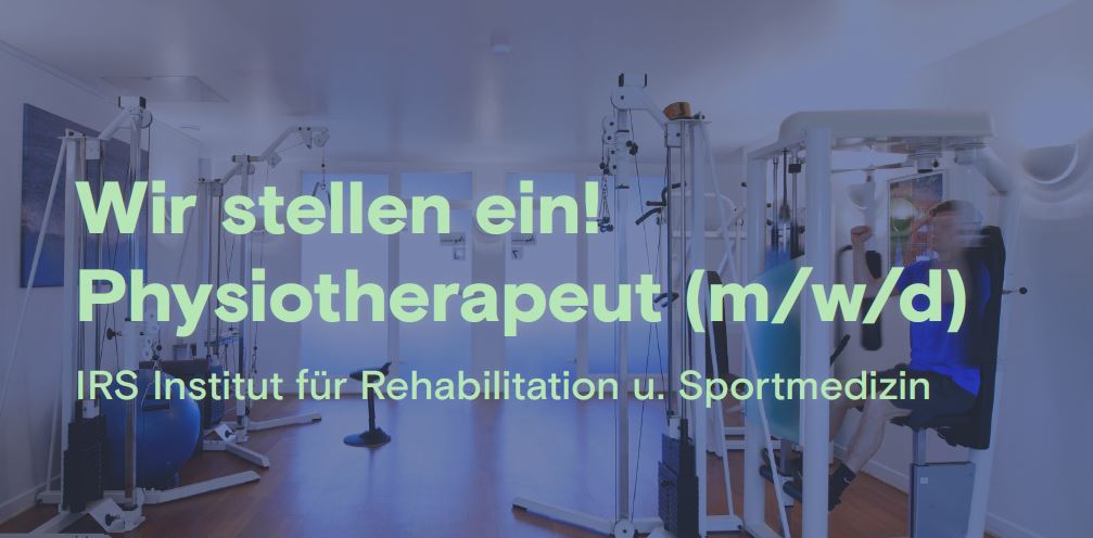 Physiotherapeut (m/w/d) – IRS Institut für Rehabilitation u